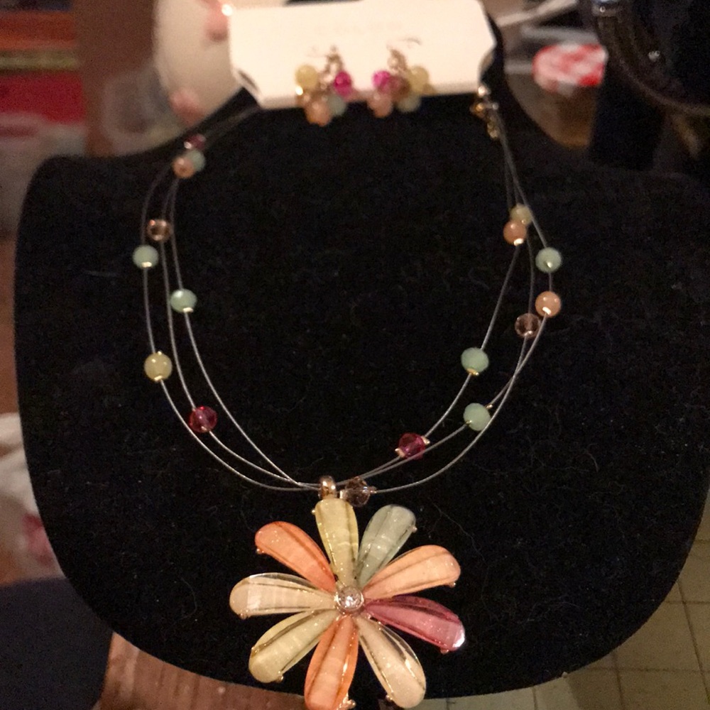 Kohls Necklace and earrings